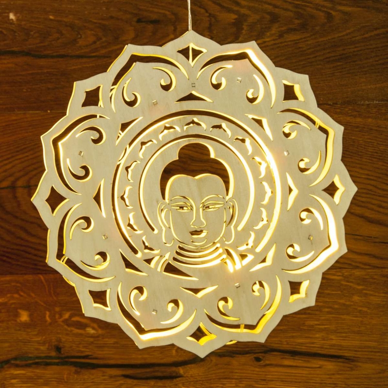 Buddha Lichtobjekt, LED